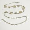 European and American cross-border women's waist decoration metal shell snail waist chain fashionable versatile dress decoration