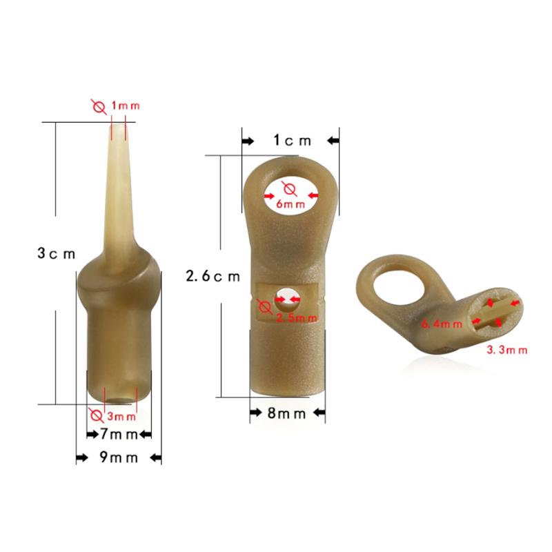 

Набор карповой оснастки 10 шт. Вертолетная оснастка Аксессуары Рукав Клипса для грузила Волосяная оснастка Рыбалка