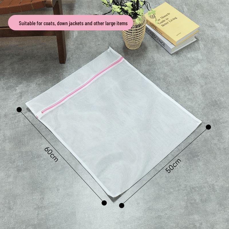 Pink Mesh Laundry Bag for Machine Wash - Anti-Deformation Clothes Care for Bras & Sweaters