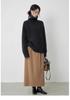 Women's High Neck Merino Wool Sweater - 2025 Autumn/Winter Korean Style Knit