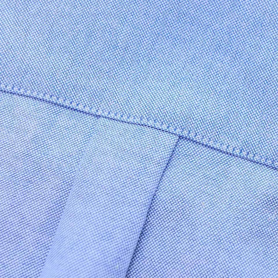 Men's 100% Cotton Shirt Long Sleeve Plaid Oxford Casual Solid Color Print Regular Fit Formal Dress Shirt Oversized 7XL  6XL 5XL