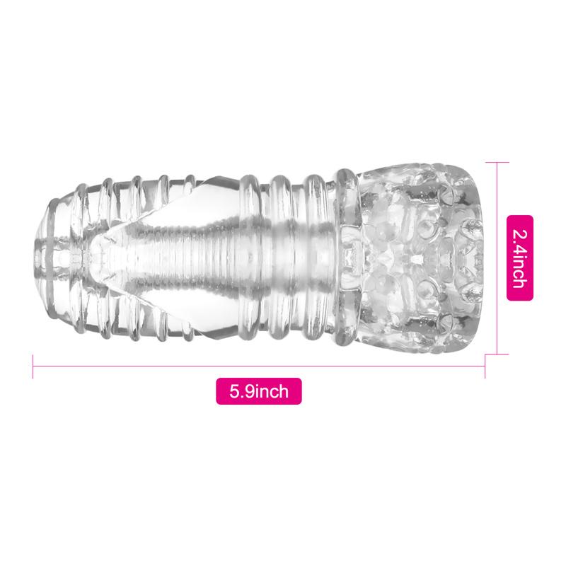 Transparent Airplane Cup Male Exercise Device Masturbation Male Training Famous Device Mold Adult Products