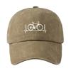 Spring and Summer Baseball Caps Men's and Women's Printed Soft Top Ins Versatile Washed Old Sunshade Cap Batch