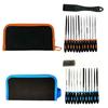 13Piece Sturdy Steel File Collection with Cleaning Brush Functional Shaping Tool for Professional and DIY Use