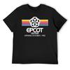 EPCOT Center 1982 T-Shirt Blue Archive Anime T Shirts Summer Top Men's Cotton T-shirt