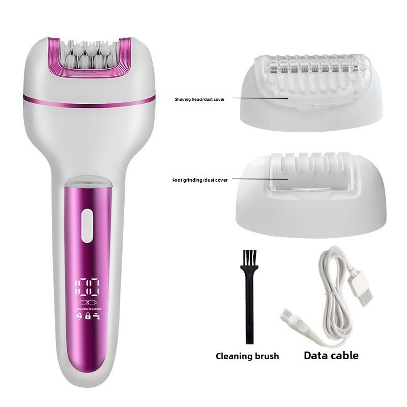 

Electric Hair Removal Device With Cleaning Brush Head For Underarms And Arms