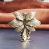 Copper Six Winged Angel God Love Cupid Statue Small Ornaments Brass Angel Figurines Desktop Decorations Home Decors Accessories