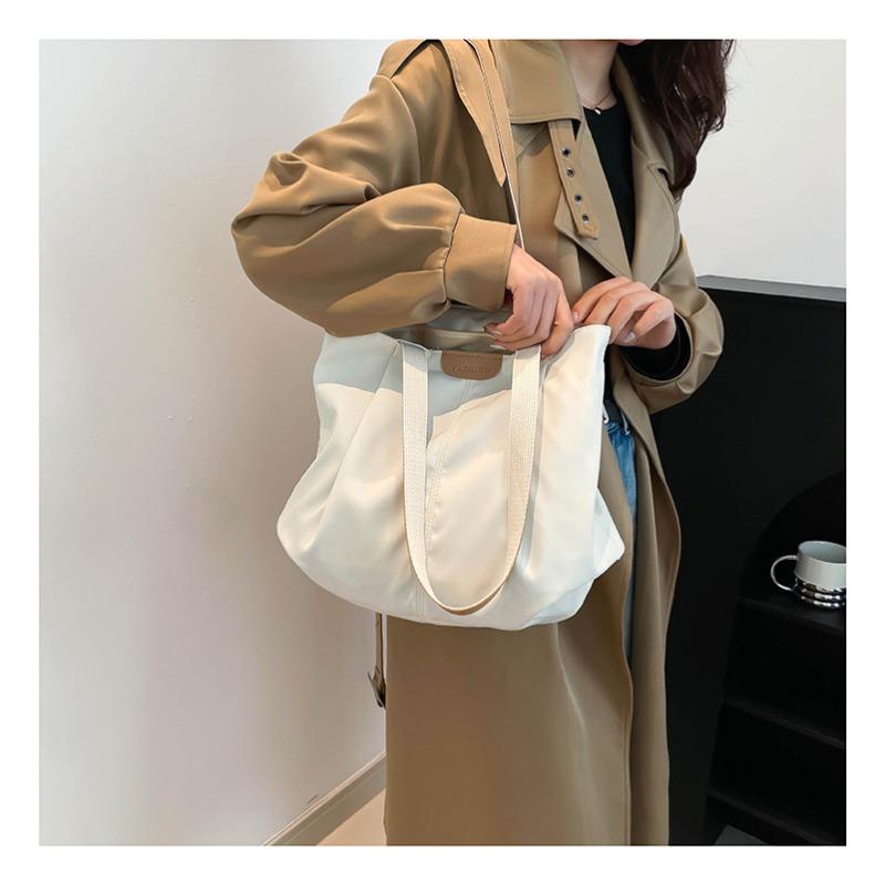 New Canvas Tote Bag Large Capacity Commuter Underarm Bag Women's Bag