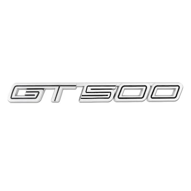 Metal Car Side Emblem Sticker Tail Trunk Badge Decal for GT GT350 GT500 S-helby Logo Fiesta Focus Mondeo Kuga Ranger M-ustang