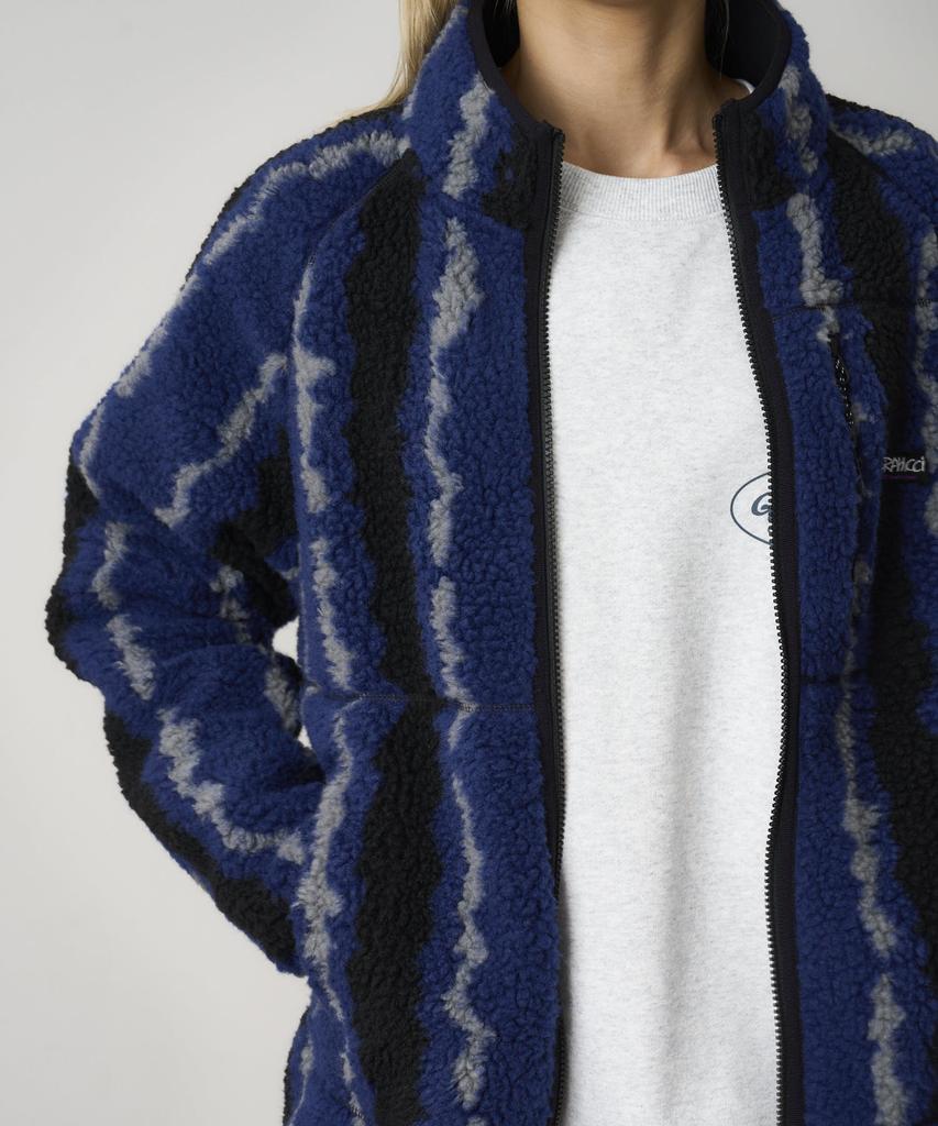 Gramicci Ripple Sherpa Jacket Navy Ripple