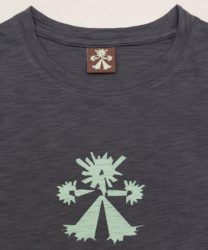 TOWTOW ARCHIVE Root Symbol T-Shirt Charcoal