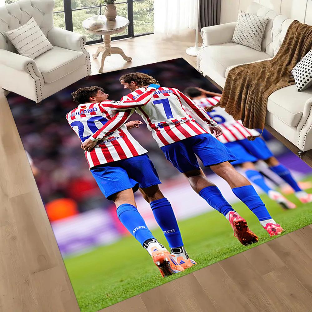 Atletico Madrid Carpet Perfect For Bedrooms Game Room Study Room Outdoor Antislip Carpet Office Home Decor