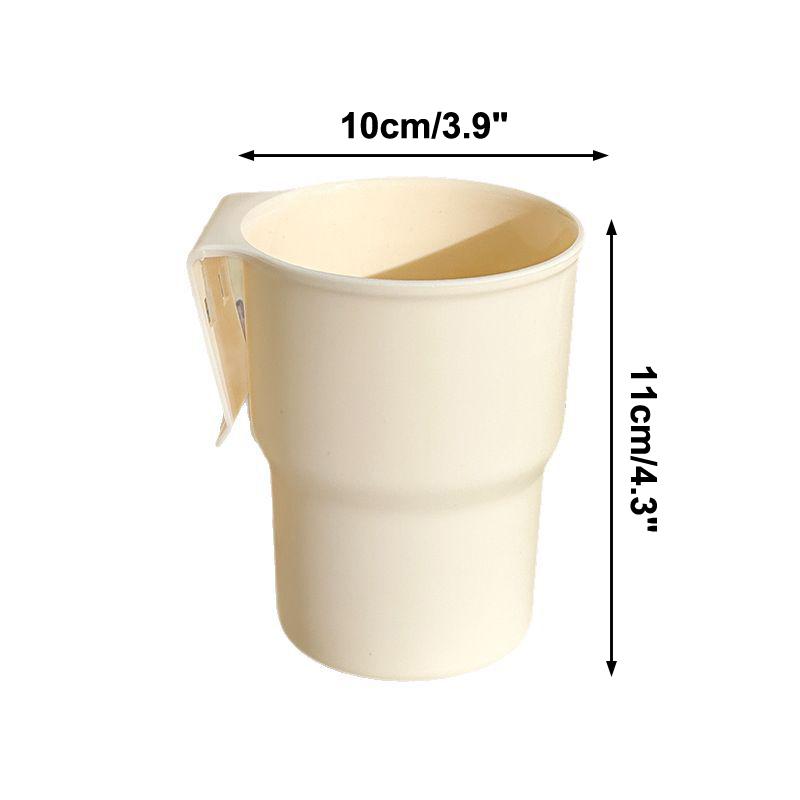 Hängender Stifthalter aus Kunststoff Tragbarer Schreibwaren-Organizer Aufbewahrungsbox mit großer Kapazität Multifunktionaler Becherhalter