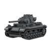 Druhá světová válka Německý tank Panzer I II III IV Flakpanzer MK103 Vojenská stavebnice Armádní kostky Sestavitelná sada Kompatibilní se značkami