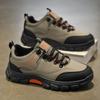 New Men's Sports Hiking Shoes 2025 Men's Anti Slip Training Shoes Leather Outdoor Oversized 48 Autumn Hiking and Jogging Shoes