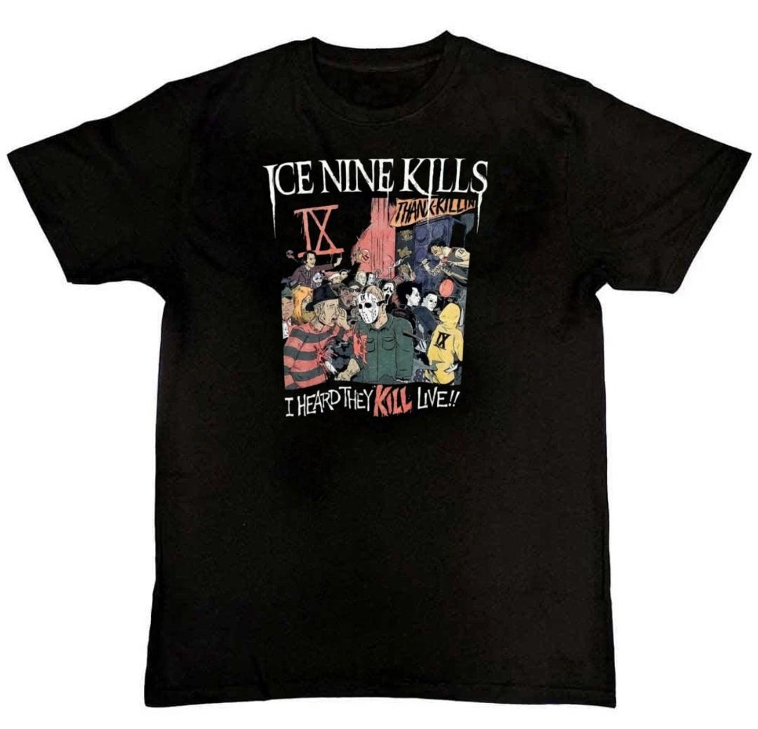 Ice nine kills heard the kill live Graphic Print Mens T-Shirt M
