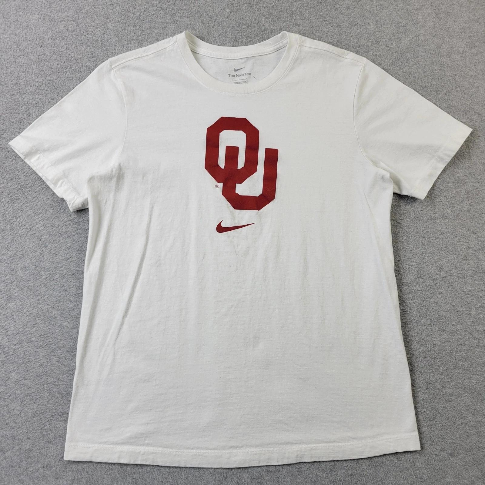 Oklahoma Sooners Tee shirt Mens Medium White Graphic Print 2XL