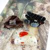 Acrylic Hair Claw Clip For Various Hair Type Strong Grip Design Hair Clamp with Marine Theme for Women Hairstyling