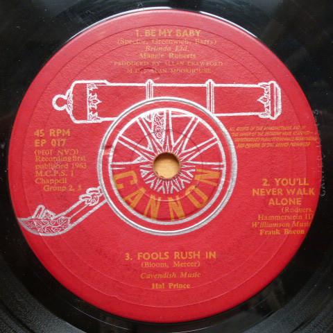 

7inch Record VARIOUS - Cannon Pops EP017 Cannon 1963 UK Rock Used