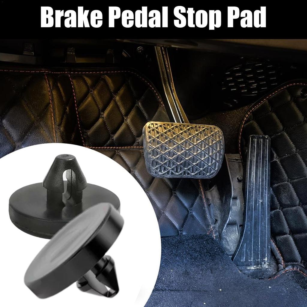 Buogint Brake Pedal Stopper, Rubber Stopper Brake Pedal, Auto Brake Pedal Pad Replacement for