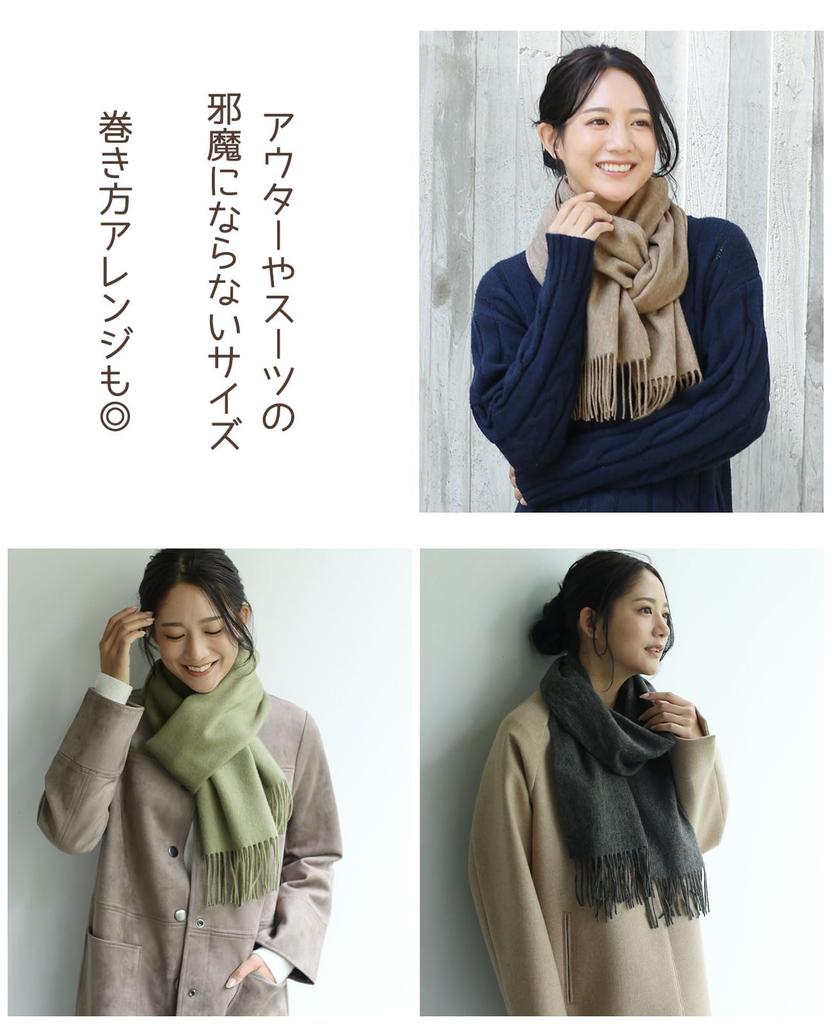 Filomo Cashmere Blend Scarf for Men and Women Texture x 22 x 30 Blue [Soft Variations] (185 cm, Check)