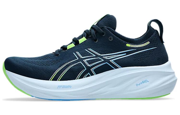 ASICS Gel Nimbus 26 Wide French Blue Electric Lime 1011B795-400 39.5