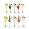 5Pcs Sequins Artificial Baits Sequins Crankbait Spoon Baits Fishing Spinner Hard Baits Long Shot Spoon Baits Easy To Use