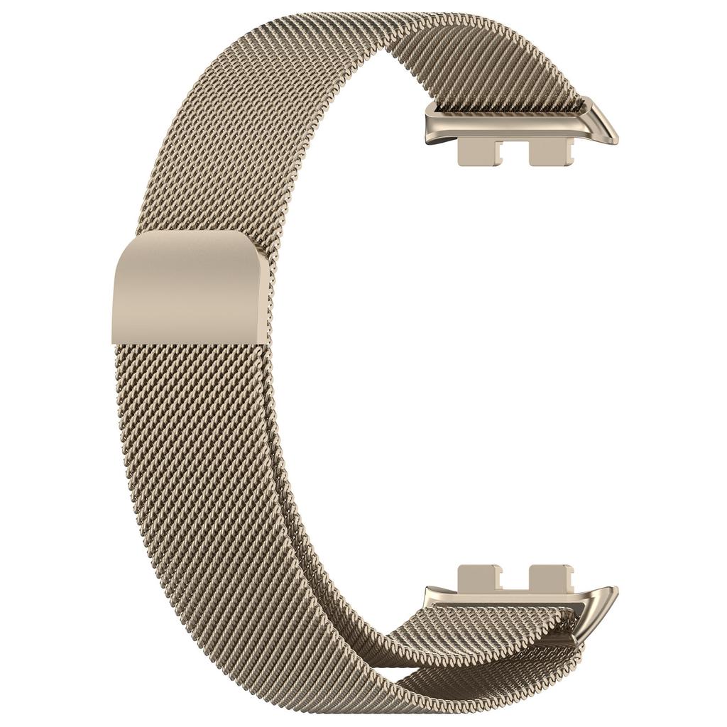 Milanese Loop Strap for Honor Band 10 Stainless Steel Magnetic Bracelet Metal Wristband for Huawei Honor Band 9 Replacement Band