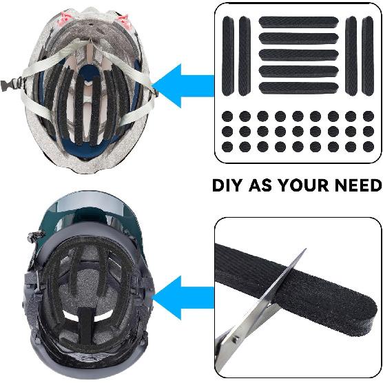 Replacement Universal Foam Pads Kit Universal Airsoft Helmet Pads Bike Helmet Pads for Giro Bell Limar Cycling Motorcycle Helmet