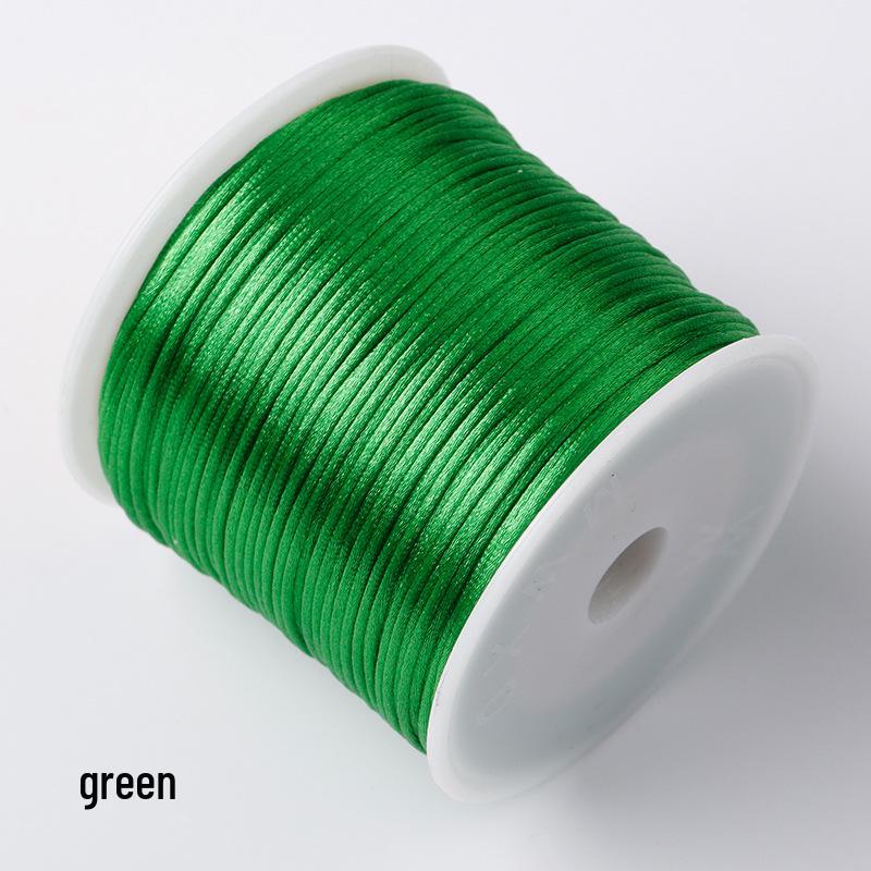 New Small 7# Chinese Knot Rope: Taiwan Silk Red Thread for Weaving Waist Chain