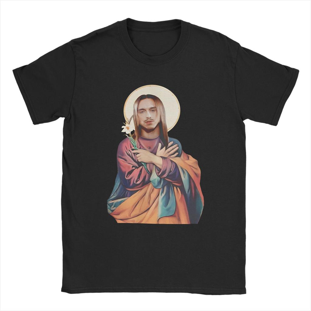 Classic Sillhouette Tommy Cash Espresso Eurovisions 2025 T Shirt for Men Hipster T-Shirt Crew Neck  Tees Short Sleeve Clothing