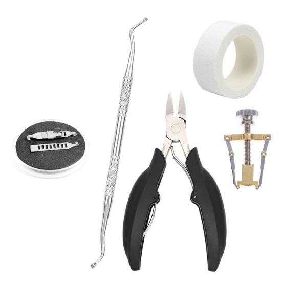 1 Set Toenail Groove Pad Lightweight Universal Mini Functional Ingrown Toe Nail Correction Adjuster Buckle for Women