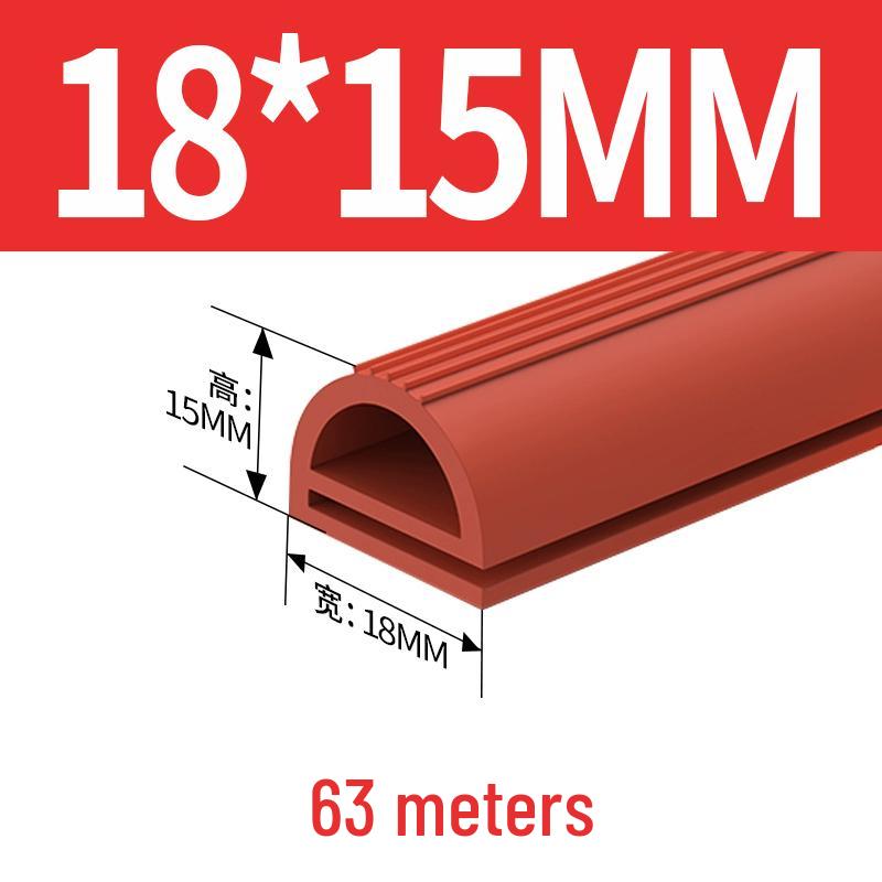 רצועת סיליקון עמידה בטמפרטורה גבוהה E לאיטום תנור, זמינה ברוחב 12-25 מ"מ