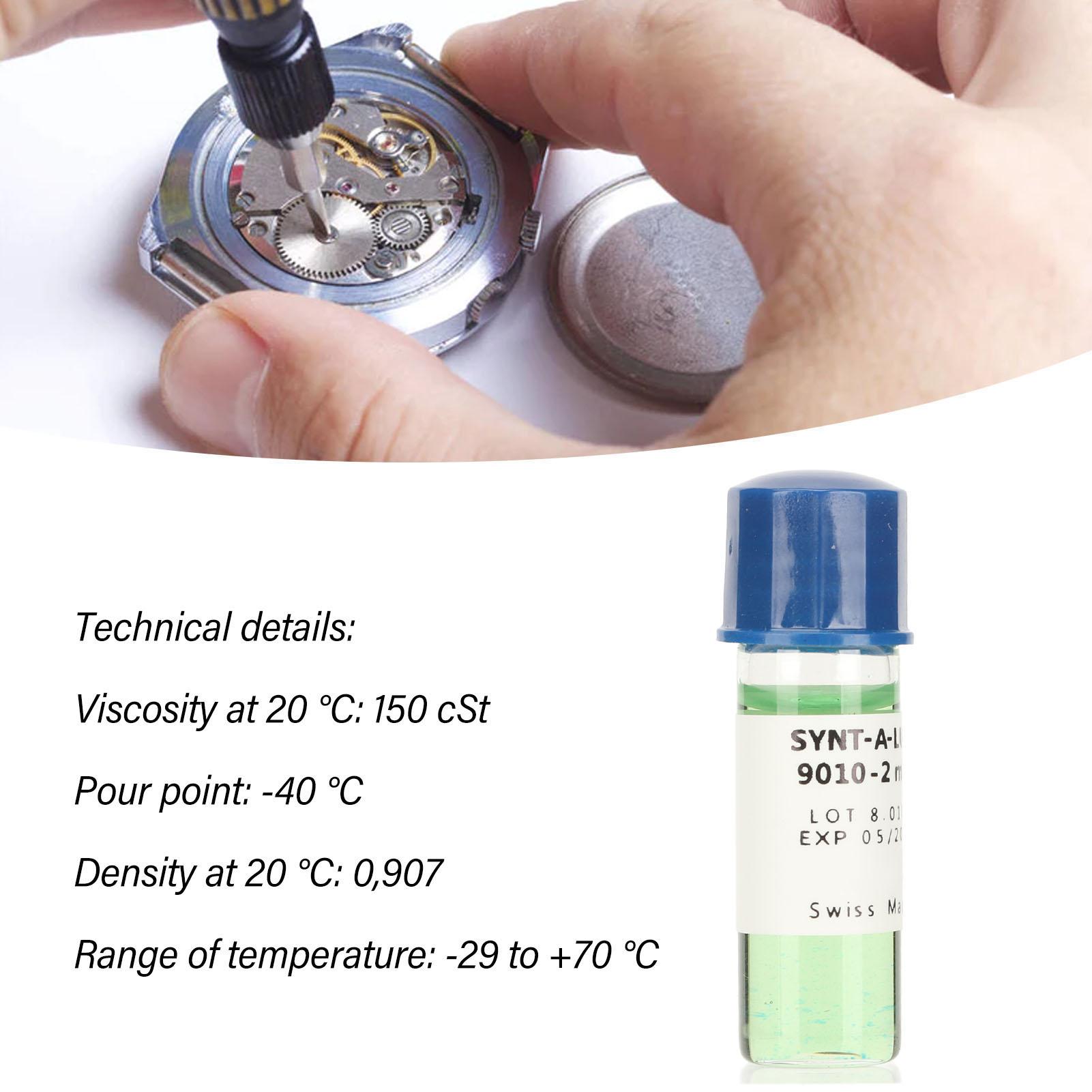 Painter Men's Light/Green 9010A Watch Lubricating Oil Watch Mechanical Synthetic Oil For Balance Bearing 2Ml