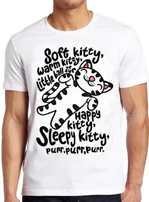 Soft Kitty Warm Kitten Cute Cat Pet Lover Funny Meme Cool Gift Tee T Shirt C1177 L