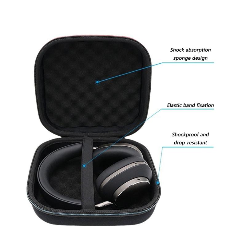 Durability EVA Headphone Carrying Case With Customize Fit Design Protects for PX8S2 Storage Box During Transport