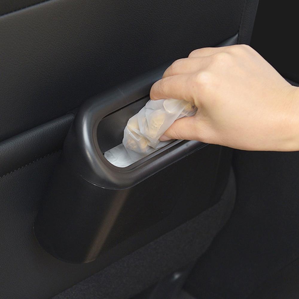 Automobile Interior Accessories Vehicle Garbage Can Cartoon Garbage Can Large Capacity Multiple Interior Storage Boxes
