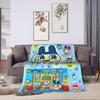 Kuchipatchis Mametchi Flannel Blankets  Warm Throw Blanket for Bedroom Travel Novelty Bedspread Sofa Bed Cover