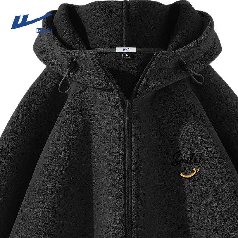 

Warrior Men s Double-Sided Sherpa Fleece Hooded Zip-Up Sweatshirt 3XL