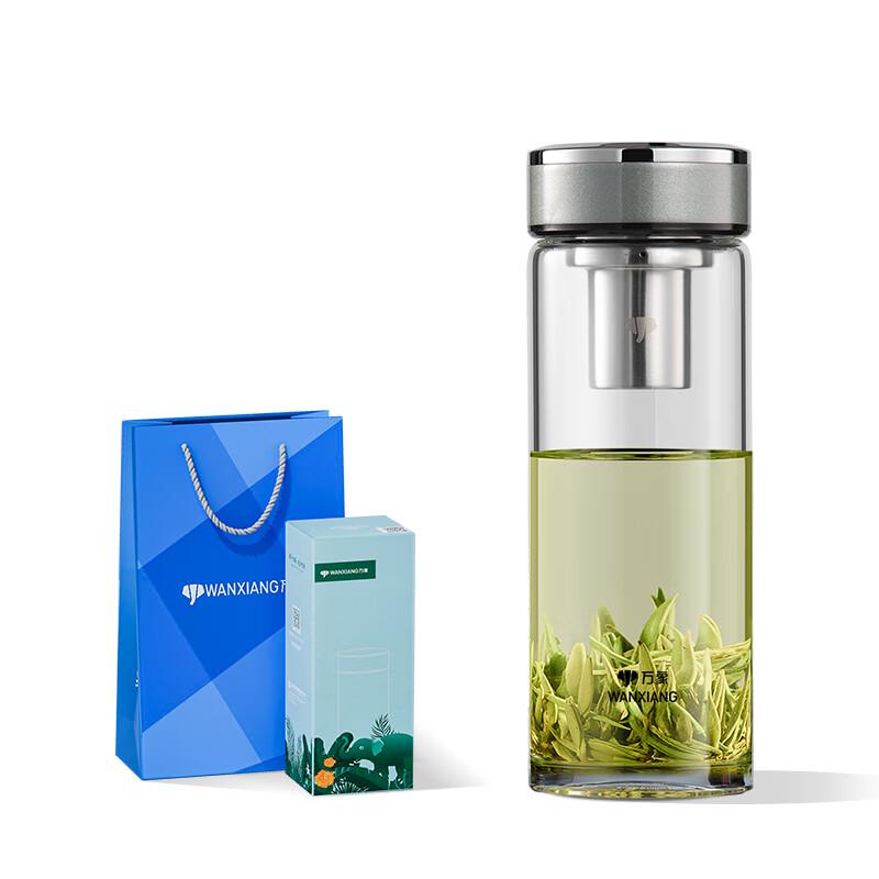 Versatile Single-Layer Borosilicate Glass Tea Cup with Infuser