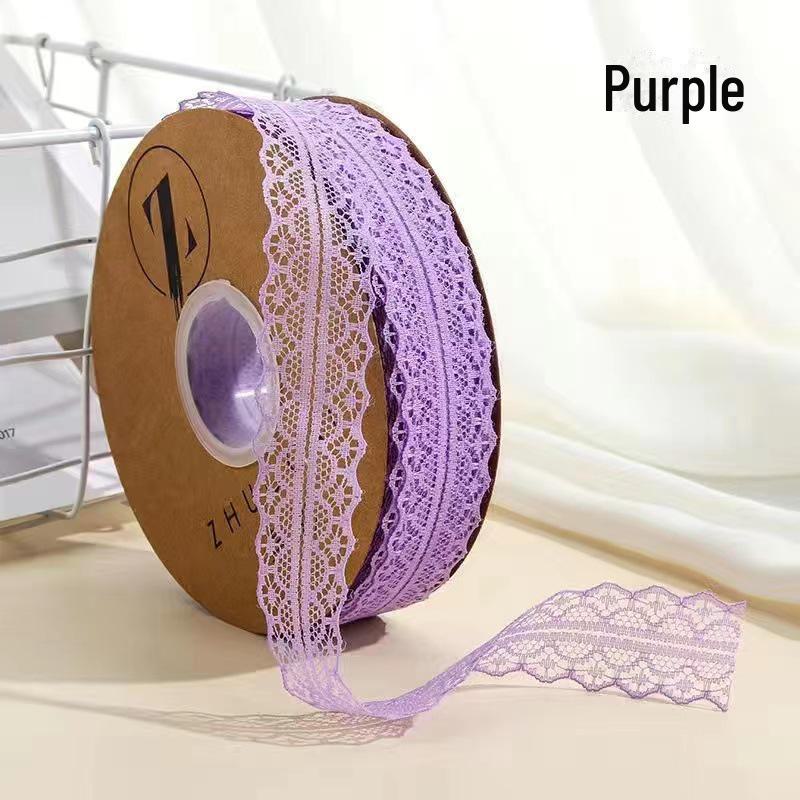 

Порожниста мереживна атласна стрічка 50 ярдів 3 см для тортів і букетів