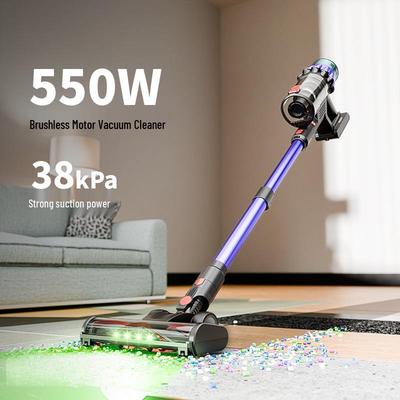 550W Cordless Vacuum Cleaner, 35kPa Suction, Perfect for Carpet and Pet Hair