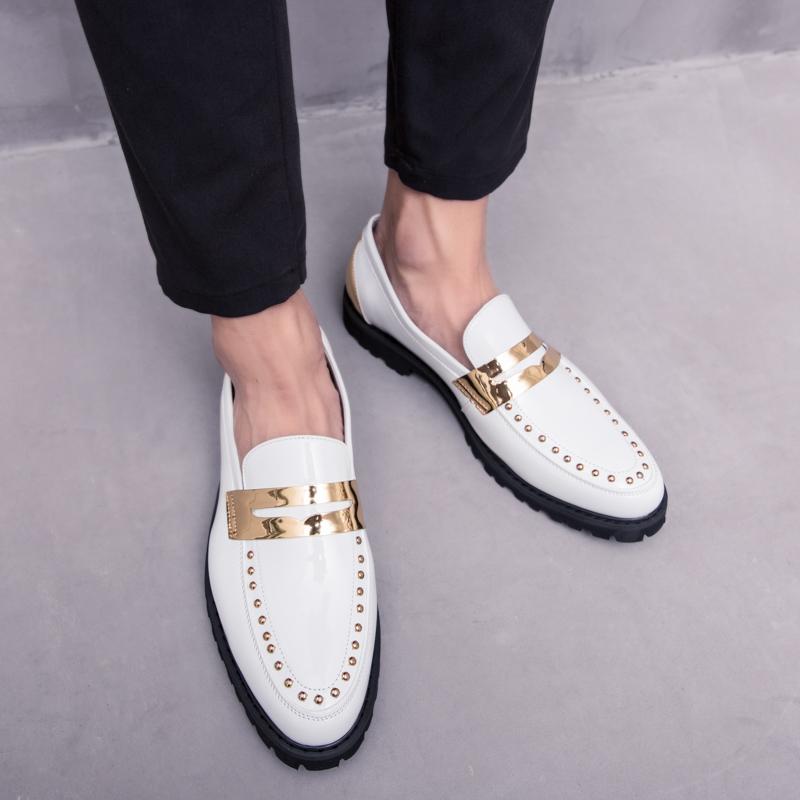 2024 Fashion Outdoor Leather Casual Fashion Le Fu Shoes Men's Comfortable Men's Work Business Casual Shoes Formal Shoes