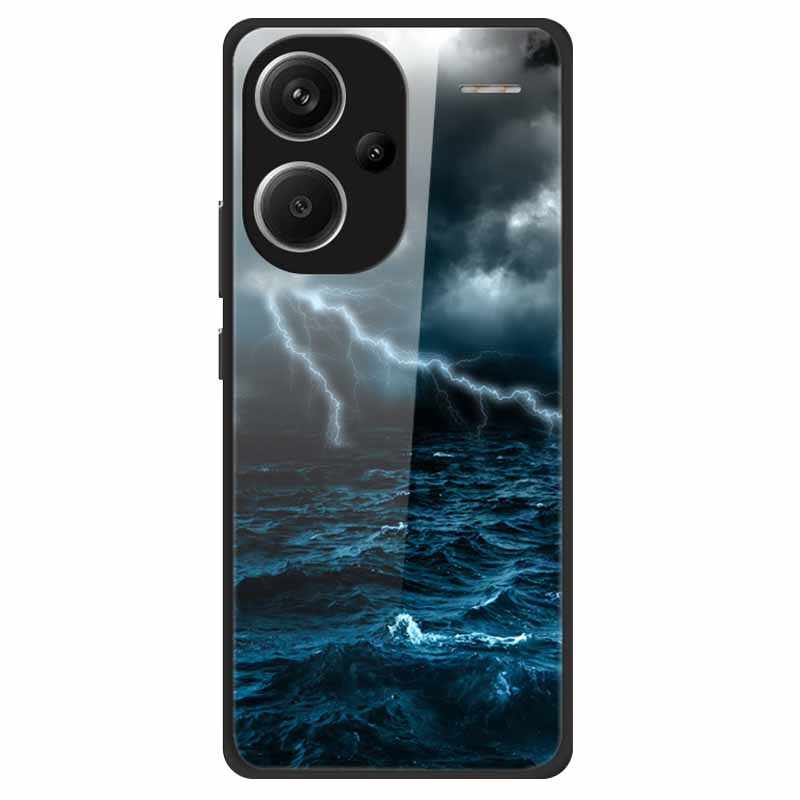 For Redmi Note 13 Pro Plus 5G Case Pro+ Tempered Glass Hard Fundas for Xiaomi Redmi Note 13 Pro Note13 5G Cover Coque Luxury