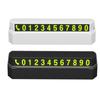 Parking Number Plate Useful Anti-aging Smooth Edge Press Type Car Card Accessories
