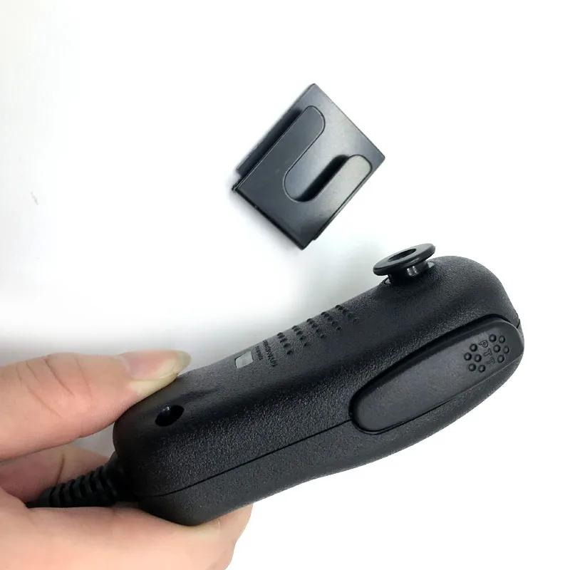 10PCS Universal Walkie Talkie Handheld Speaker PTT Mic Hang Up Belt Clip Holder For Motorola Baofeng Yaesu Kenwood ICOM Radio