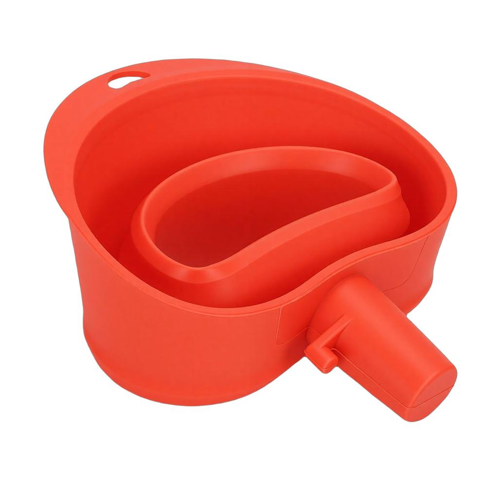 Stand Mixer Flour Funnel Silicone Foldable Easy Pouring Chute Flour Funnel Stand Mixer Attachment for Sugar Eggs Safe