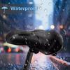 Hollow Breathable Bicycle Saddle with Taillight Mountain Cushion Bicycle Big Butt Widened Soft Saddle Comfortable Seat