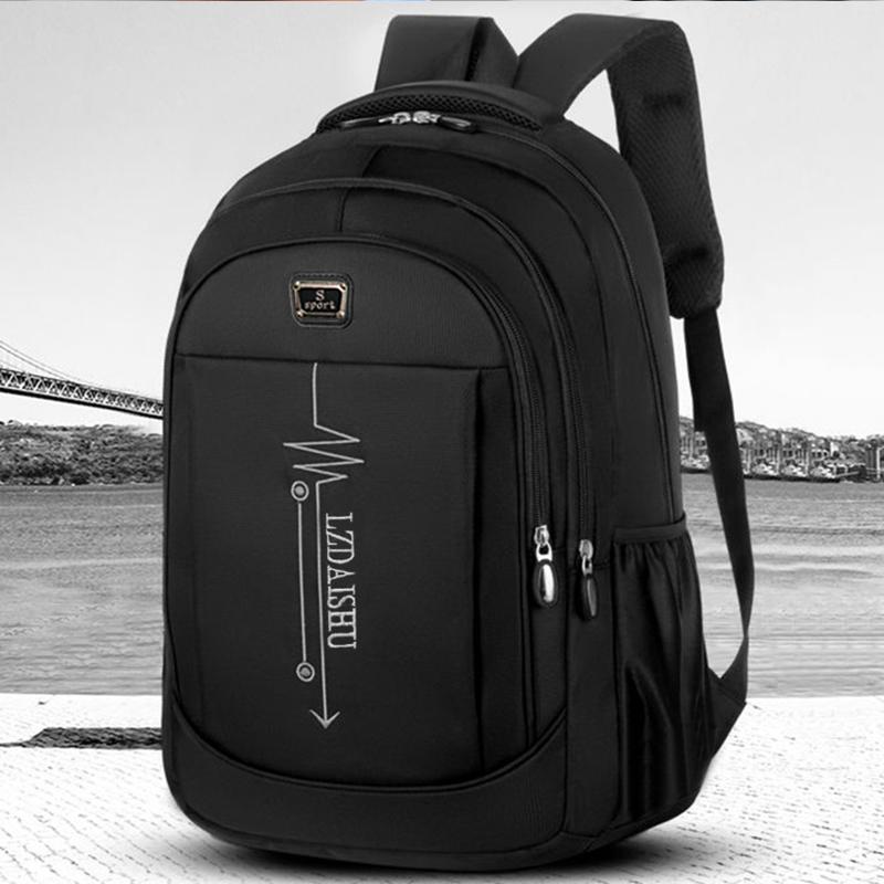 Business Casual Backpack For Men, Laptop Bag, Large Capacity Travel Bag, Student Schoolbag, Korean Version Student Backpack [Zip