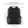 Genuine Leather Men's Backpack Large Capacity Business Travel Backpack Computer Bag Men's Backpack